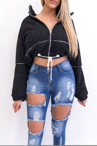 Denim Ripped Destroyed Skinny Jeans