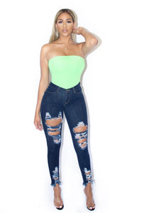Walking Away Distressed Jeans