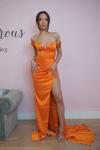 Load image into Gallery viewer, Bright And Flirty Satin Gown